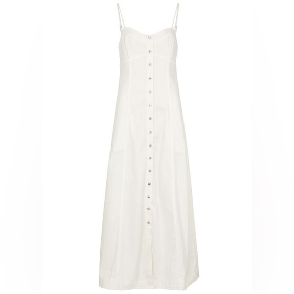 Free People Just Jill Denim Maxi Dress B3012 - Picture 1 of 4